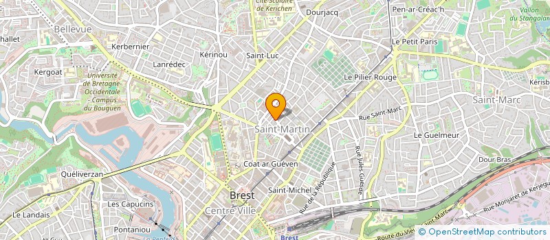 localisation de l'entreprise LA TOUR DE PIZZ à BREST