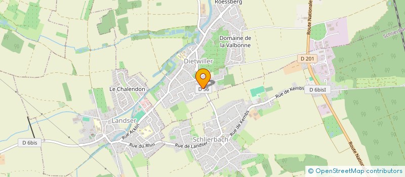 localisation de l'entreprise LA TOUR DE PIZZ' BY STEPH  DIETWILLER