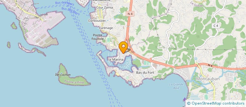 localisation de l'entreprise LA TOUR DES ISLES à LE GOSIER