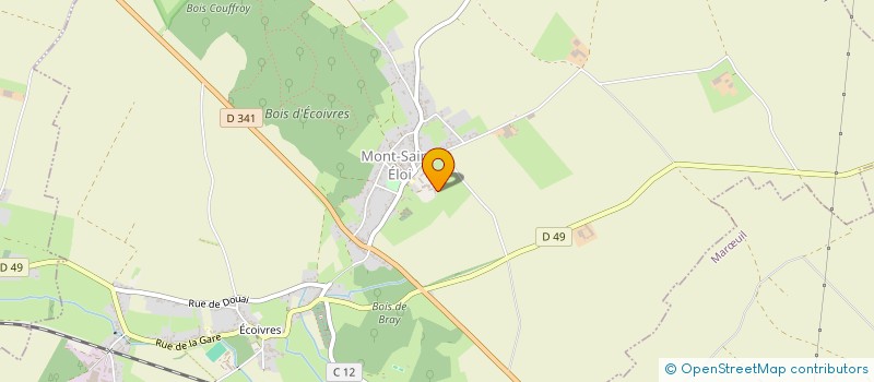 localisation de l'entreprise LA TOUR DES JEUNES  MONT-SAINT-ELOI