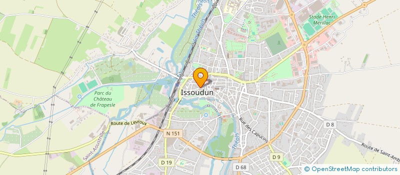 localisation de l'entreprise LA TOUR DES SECRETS à ISSOUDUN