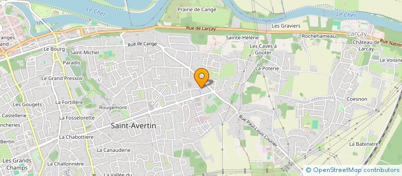 localisation de l'entreprise LA TOUR DU BELVEDERE  SAINT-AVERTIN