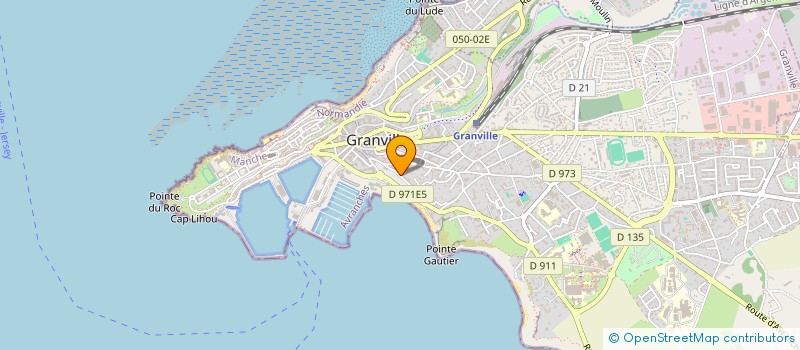 localisation de l'entreprise LA TOUR DU LOUP à GRANVILLE