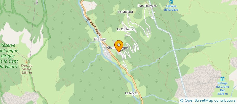 localisation de l'entreprise LA TOUR DU MERLE  PLANAY