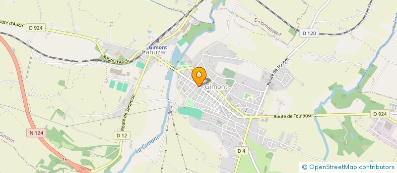 localisation de l'entreprise LA TOUR DU PIN  GIMONT