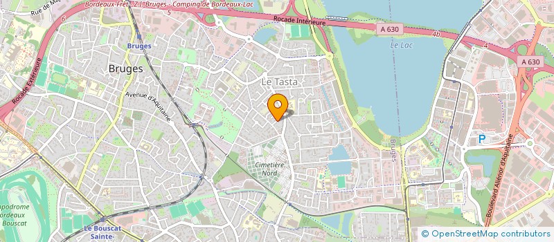 localisation de l'entreprise LA TOUR DU PIN  BRUGES