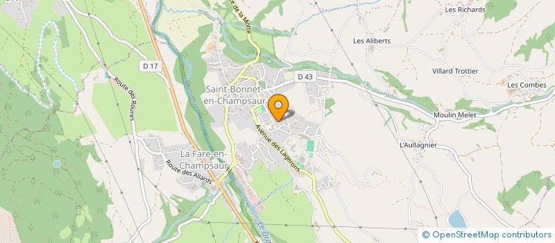 localisation de l'entreprise LA TOUR DU SERRE  LAYE