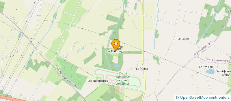 localisation de l'entreprise LA TOUR DU THIEMAY  FAY-DE-BRETAGNE