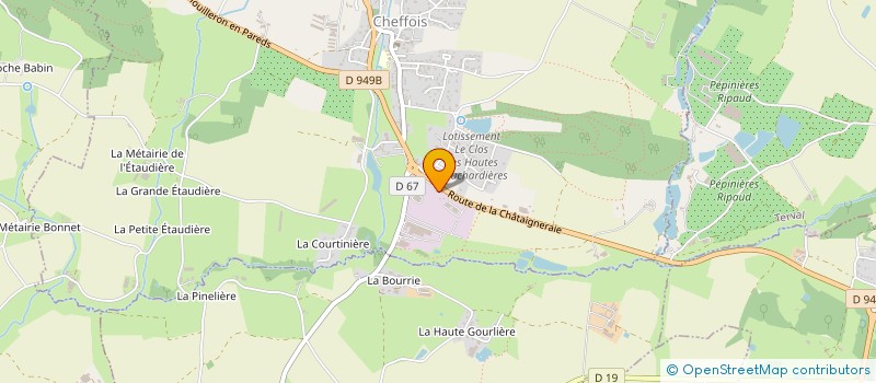 localisation de l'entreprise LA TOUR F L  CHEFFOIS