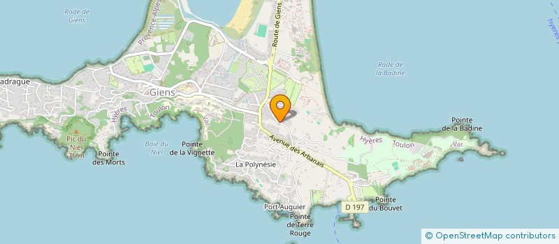 localisation de l'entreprise LA TOUR FONDUE RESTAURATION  HYERES