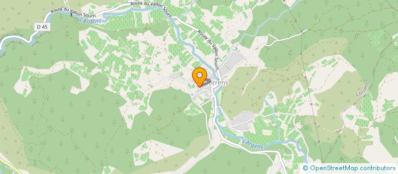 localisation de l'entreprise LA TOUR GESTION SCI à CORRENS