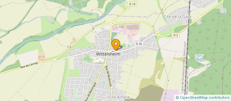 localisation de l'entreprise LA TOUR HEIDEN  WITTELSHEIM