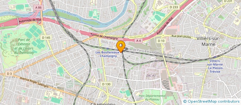 localisation de l'entreprise LA TOUR HOCH à CHAMPIGNY-SUR-MARNE