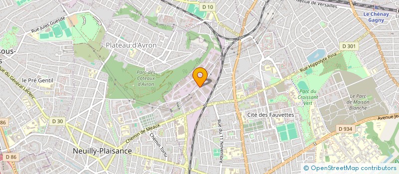 localisation de l'entreprise LA TOUR LUMIERE à NEUILLY-SUR-MARNE