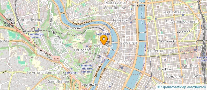 localisation de l'entreprise LA TOUR ROSE à LYON