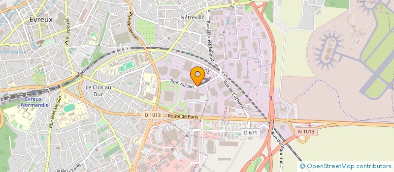 localisation de l'entreprise LA TOUR SAMPEYRE  EVREUX