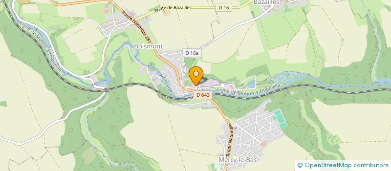 localisation de l'entreprise LA TOUR SARL  BOISMONT