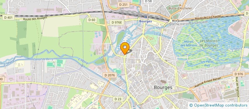 localisation de l'entreprise LA TOUR ST CLEMENT  BOURGES