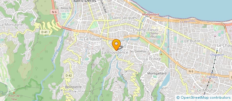 localisation de l'entreprise LA TOURANGELLE  SAINT-DENIS