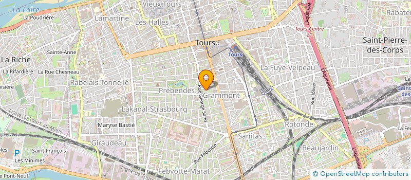 localisation de l'entreprise LA TOURANGELLE  TOURS