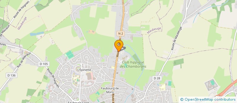 localisation de l'entreprise LA TOUREILLE  BETTIGNIES