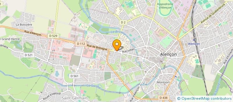 localisation de l'entreprise LA TOURELLE à ALENCON
