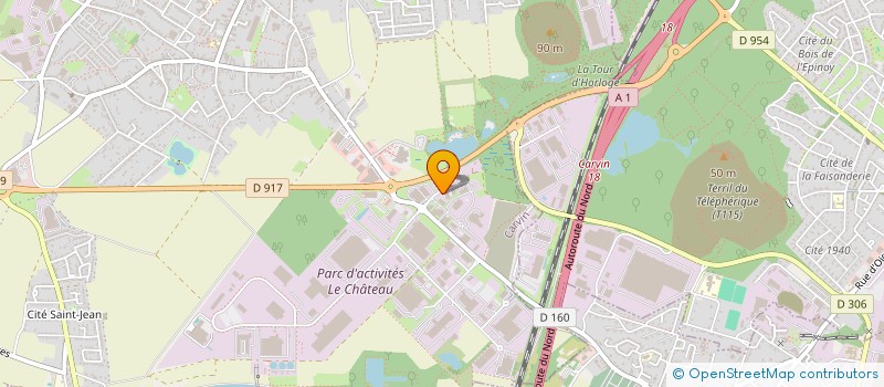 localisation de l'entreprise LA TOURELLE  CARVIN