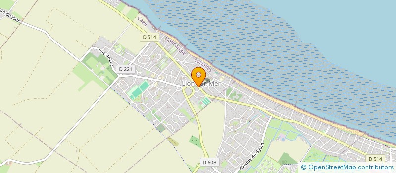 localisation de l'entreprise LA TOURELLE  LION-SUR-MER