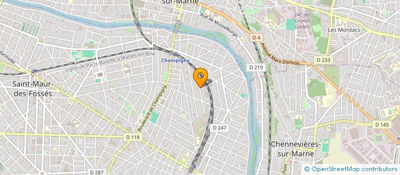 localisation de l'entreprise LA TOURELLE à SAINT-MAUR-DES-FOSSES