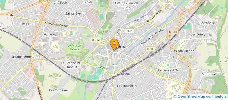 localisation de l'entreprise LA TOURELLE à DREUX
