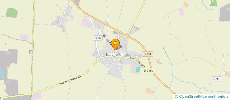 localisation de l'entreprise LA TOURELLE DES LOMBARDS à JOUY-LE-CHATEL