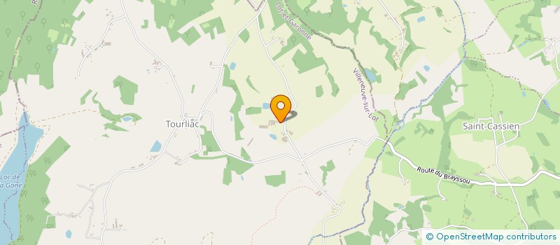 localisation de l'entreprise LA TOURLIACAISE  TOURLIAC