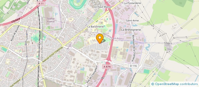 localisation de l'entreprise LA TOURNERIE  SAINT-BARTHELEMY-D ANJOU