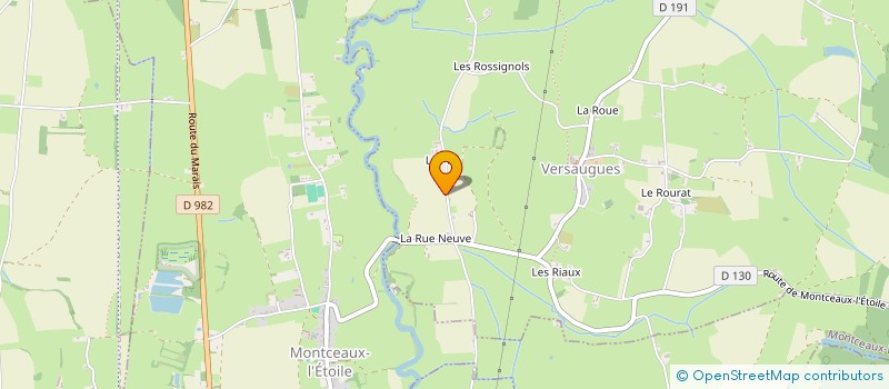 localisation de l'entreprise LA TOURNERIE  VERSAUGUES