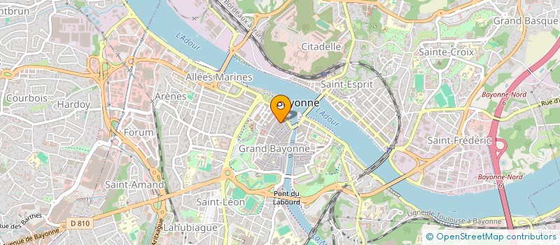 localisation de l'entreprise LA TOURNERIE à BAYONNE
