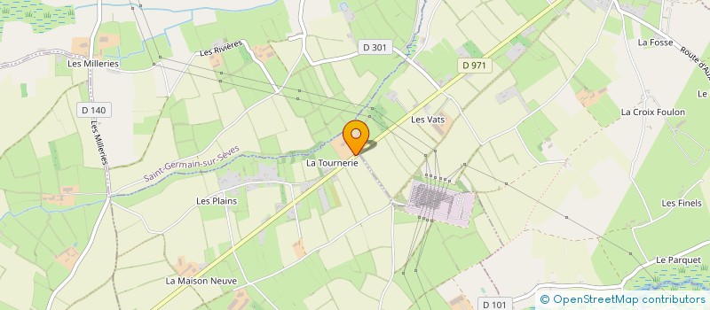 localisation de l'entreprise LA TOURNERIE DEMOL  RAIDS