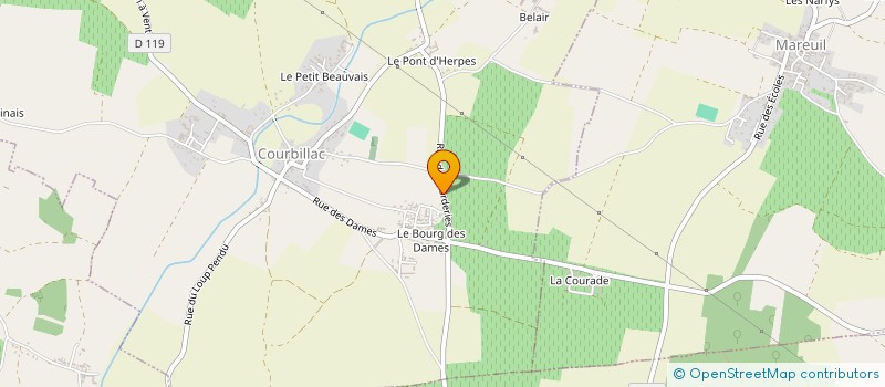 localisation de l'entreprise LA TOURNERIE DU VERON à COURBILLAC