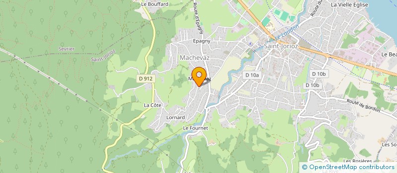 localisation de l'entreprise LA TOURNETTE à SAINT-JORIOZ