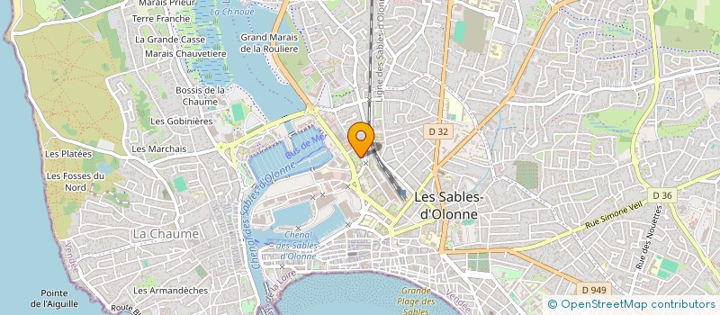 localisation de l'entreprise LA TOURNETTE à LES SABLES-D'OLONNE