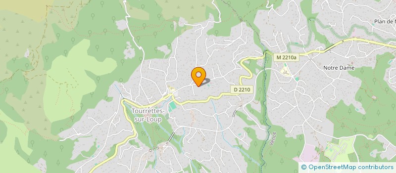 localisation de l'entreprise LA TOURRETTANE à TOURRETTES-SUR-LOUP