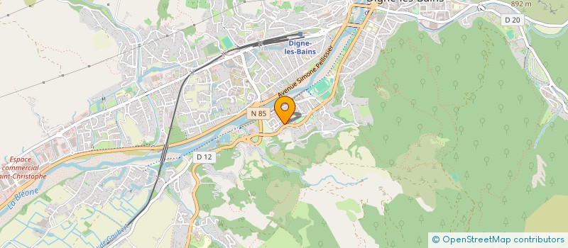 localisation de l'entreprise LA TOURRONDE à DIGNE-LES-BAINS