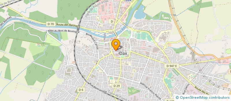 localisation de l'entreprise LA TOURTIERE à DAX