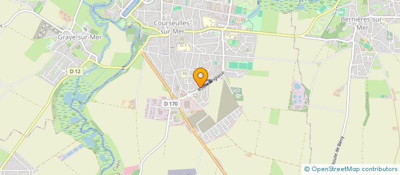 localisation de l'entreprise LA TOURVILLAISE à COURSEULLES-SUR-MER