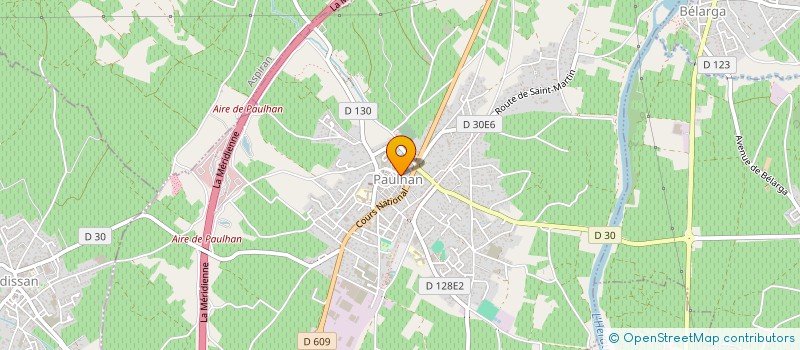 localisation de l'entreprise LA TOUSELLE à PAULHAN