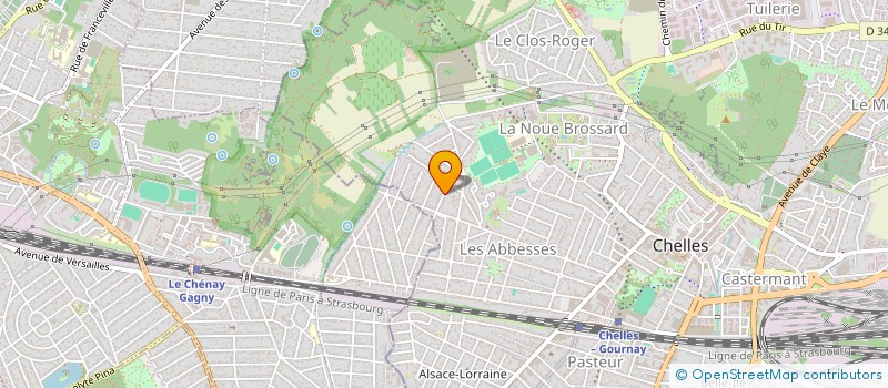 localisation de l'entreprise LA.TR.  CHELLES