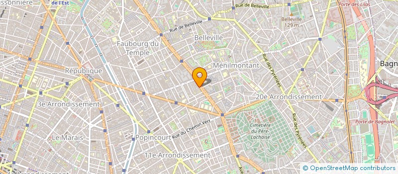 localisation de l'entreprise LA TR EX LAHMIDI TRANSPORTS EXPRESS à PARIS