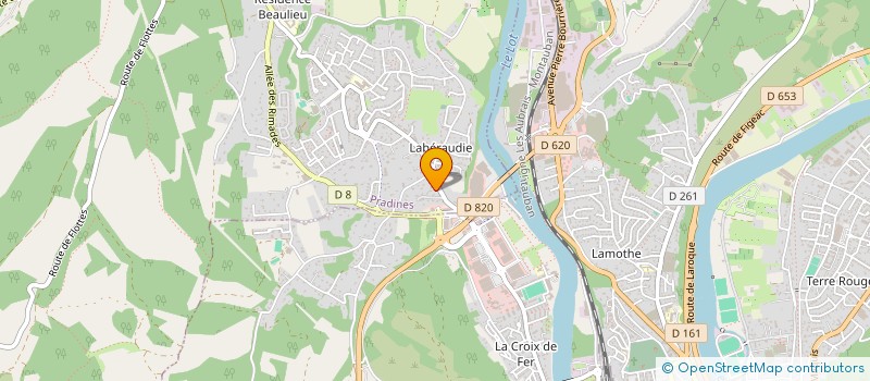 localisation de l'entreprise LA TRACANERIE  PRADINES