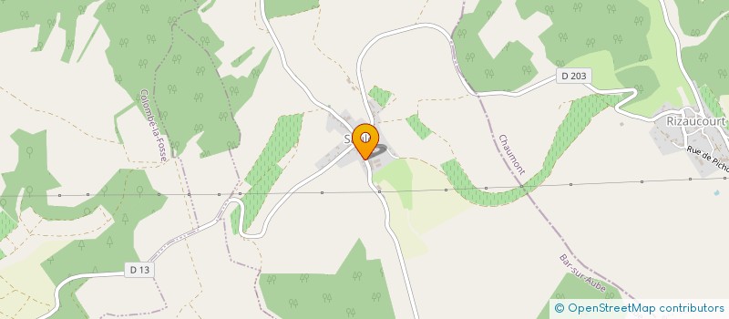 localisation de l'entreprise LA TRACE à SAULCY
