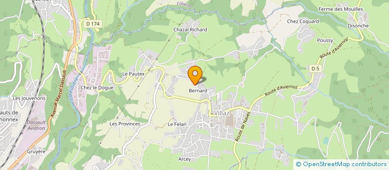 localisation de l'entreprise LA TRACE CINEMA à FILLIERE