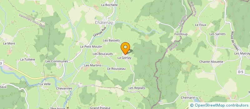 localisation de l'entreprise LA TRACE POIEIN à CHATENAY